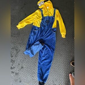 Yellow and Blue Minion Onesie Costume